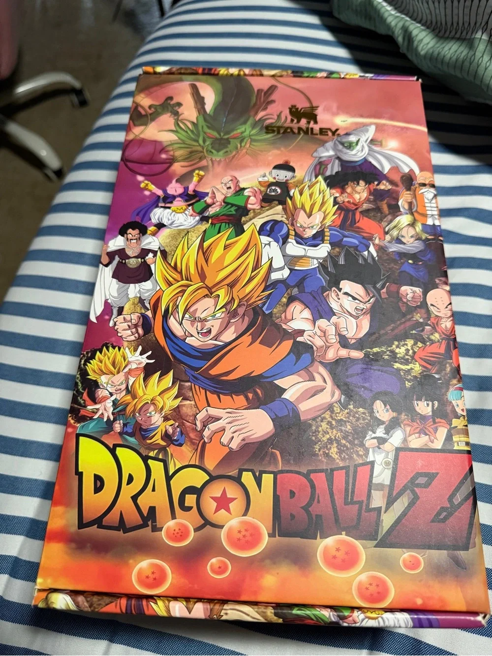 Dragon Ball Z LoveShackFancy Purple Stanley Velvet Drawstring Pouch